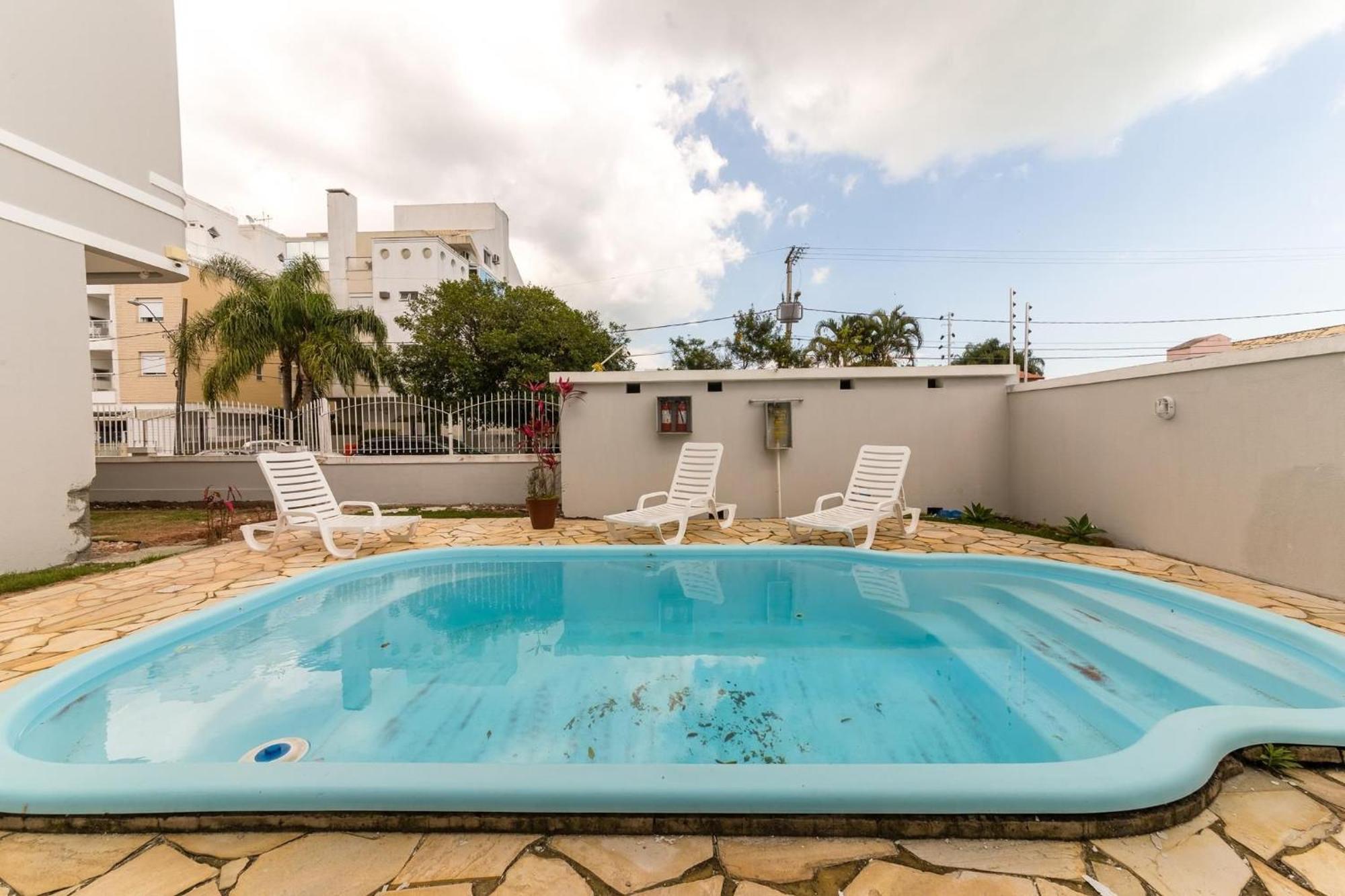 Belo Apto C/ Piscina Em Jurere 800M Do Mar Chr101 Apartment Florianopolis Luaran gambar